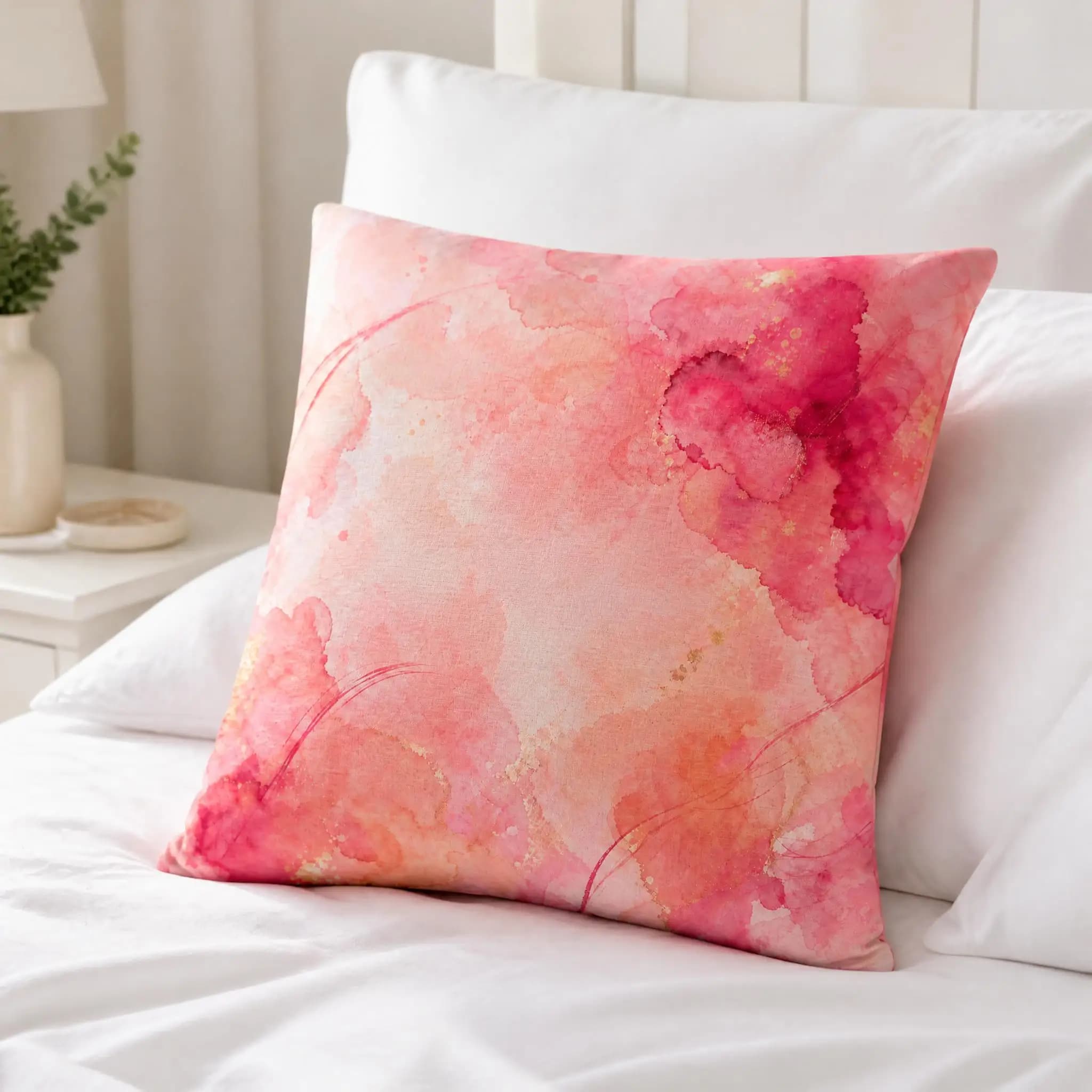 SpringSummer Pink Series Pillow Cover, Suitable For Sofa Bedroom Decoration, Unique Holiday Gift