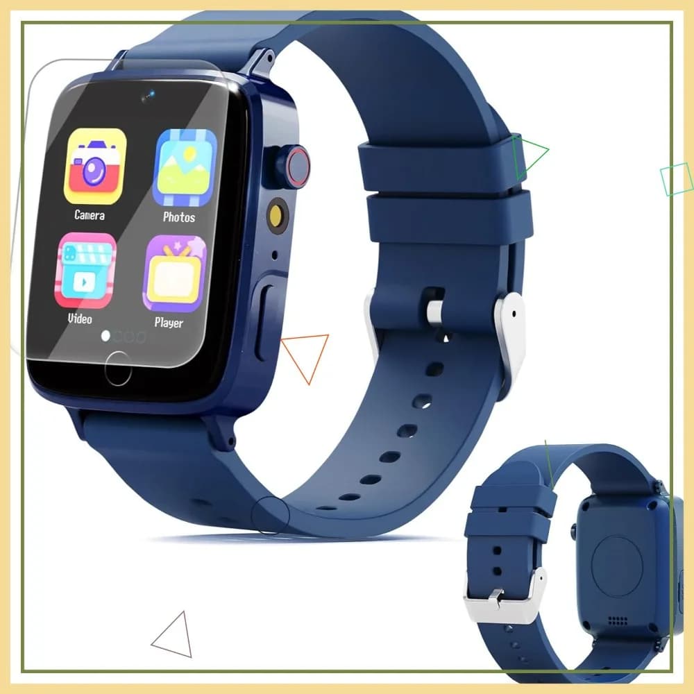 Smartwatch per Bambini con 26 Giochi Puzzle, Schermo Touch HD, Fotocamera, Musica, Sveglia, Calcolatrice, Contapassi - Regalo per Ragazzi dai 3 ai 12 Anni