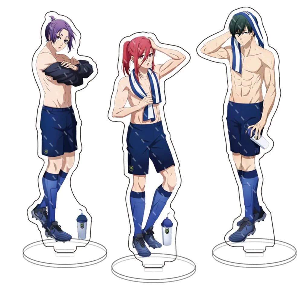 Supporto in acrilico per anime Blue Lock, personaggio Ryosuke Kira, accessorio decorativo creativo per il campus, portachiavi, ornamenti da scrivania, regalo