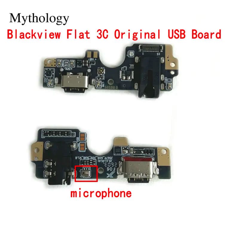 Scheda USB Originale con Microfono e Connettore di Ricarica per Blackview Oscal Flat 3C, Accessori per Telefoni Cellulari