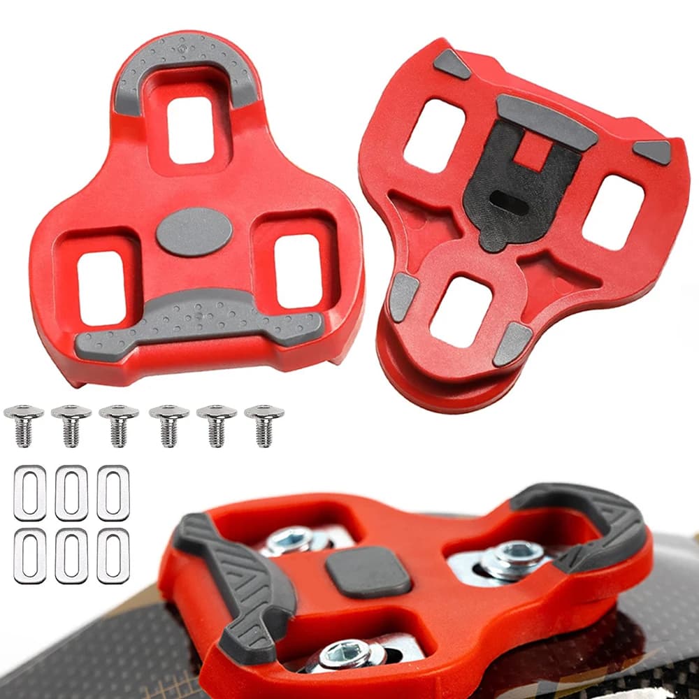 Tacchette per Bicicletta Compatibili con Look KEO per Ciclismo Indoor, Outdoor, Strada e Bici da Spinning