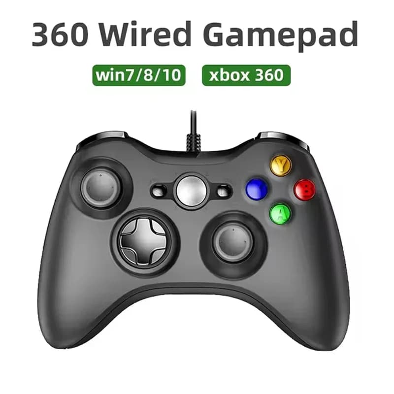 Per Xbox360 Console USB Wired Controller di Gioco Joypad Per Win 7/8/10 PC Joystick Controle Mando Gamepad Per Xbox 360 Accessori
