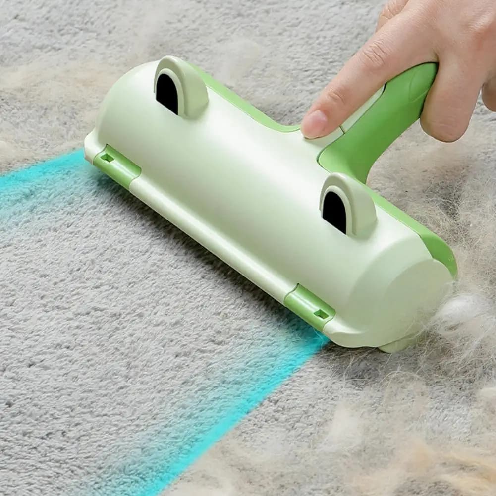 Rullo per la rimozione dei peli di animali domestici per cani e gatti, riutilizzabile, adesivo, staccabile, portatile, per la pulizia di vestiti e la casa