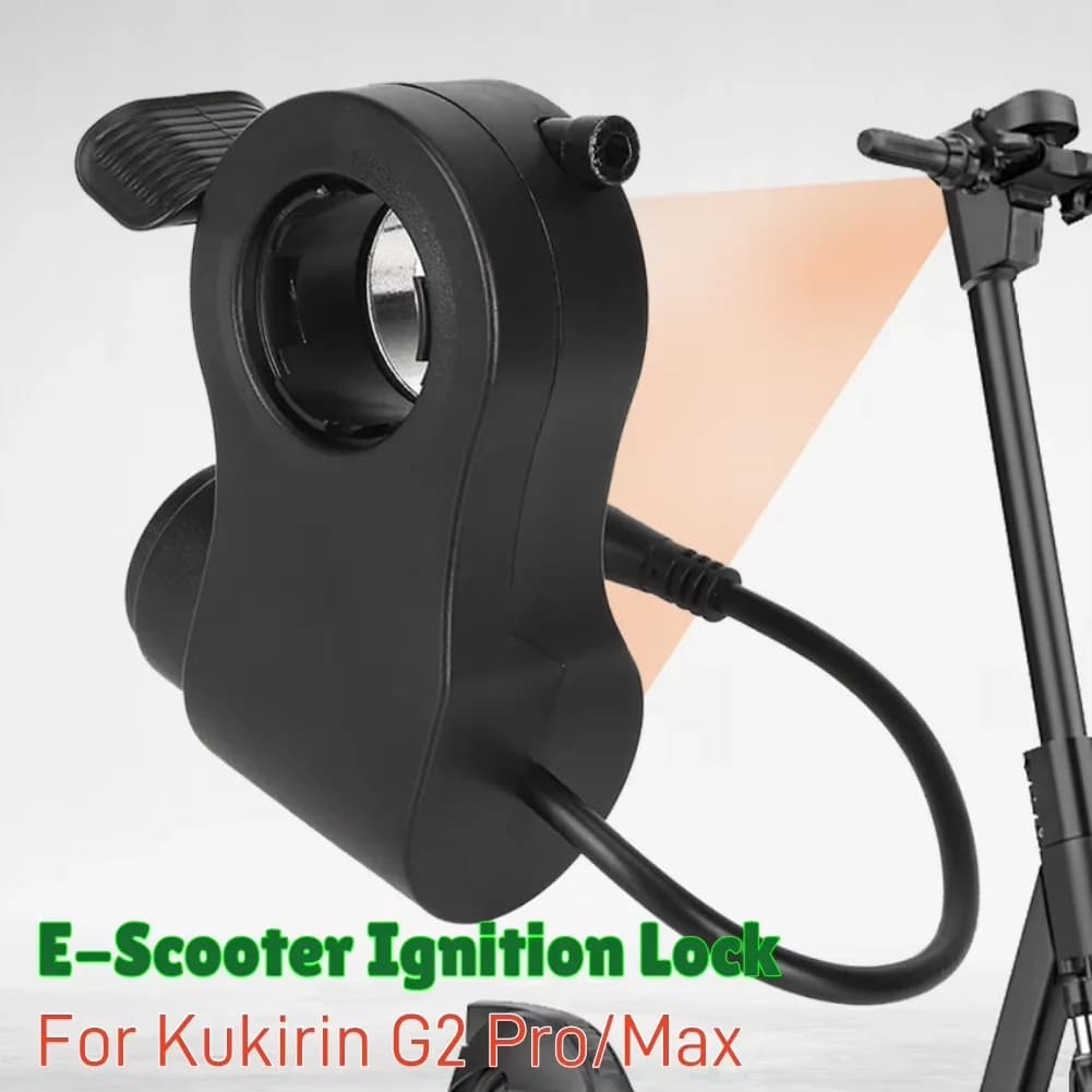 Acceleratore con Chiave per Monopattino Elettrico Kukirin G2 Max/G2 Pro, Blocco Acceleratore Elettrico con Interruttore