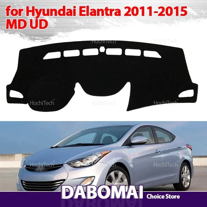 Cruscotto Bordo di Copertura Anti-Slip Zerbino Protegge Pad Accessori Auto Parasole Tappeto Tappeto per Hyundai Elantra 2011-2015 MD UD