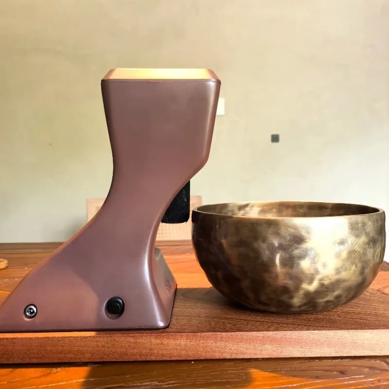 Automatic Knocking Copper Singing Bowl Tool Intelligent Bowls Tapping Machine Meditation Sound Bowl Tools Percussion Accessories