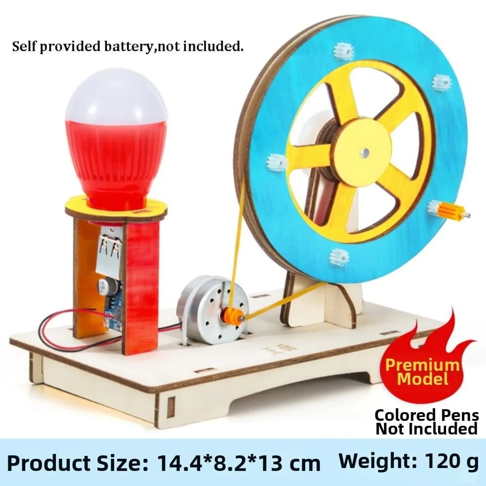 Nuovo Kit di Energia Solare per Bambini, Ventilatori Elettrici a Batteria Autoalimentata in Diversi Stili, Strumento per Esperimenti Scientifici