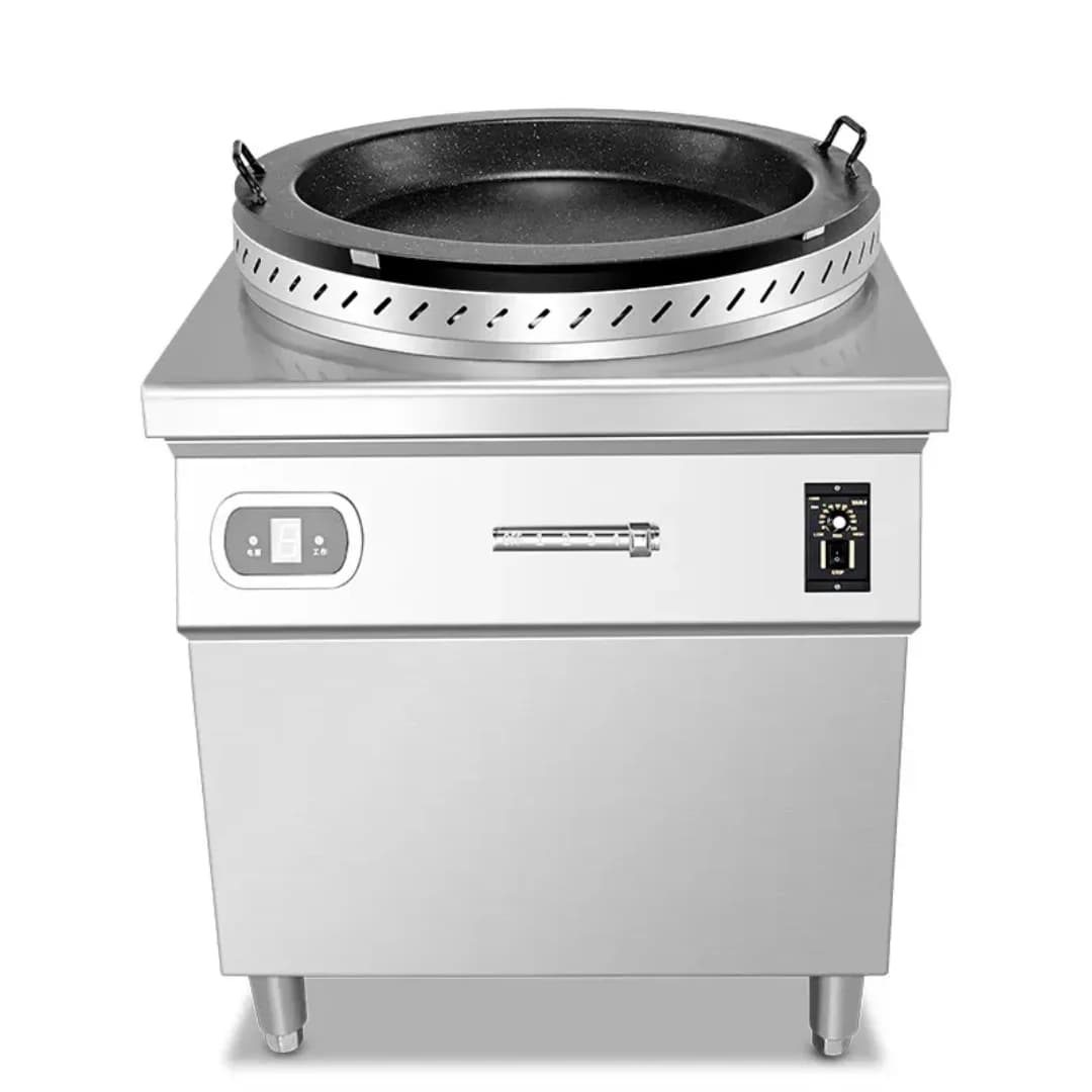 Friggitrice Rotante a 360° per Ristoranti, Forno Automatico per Frittura di Ravioli