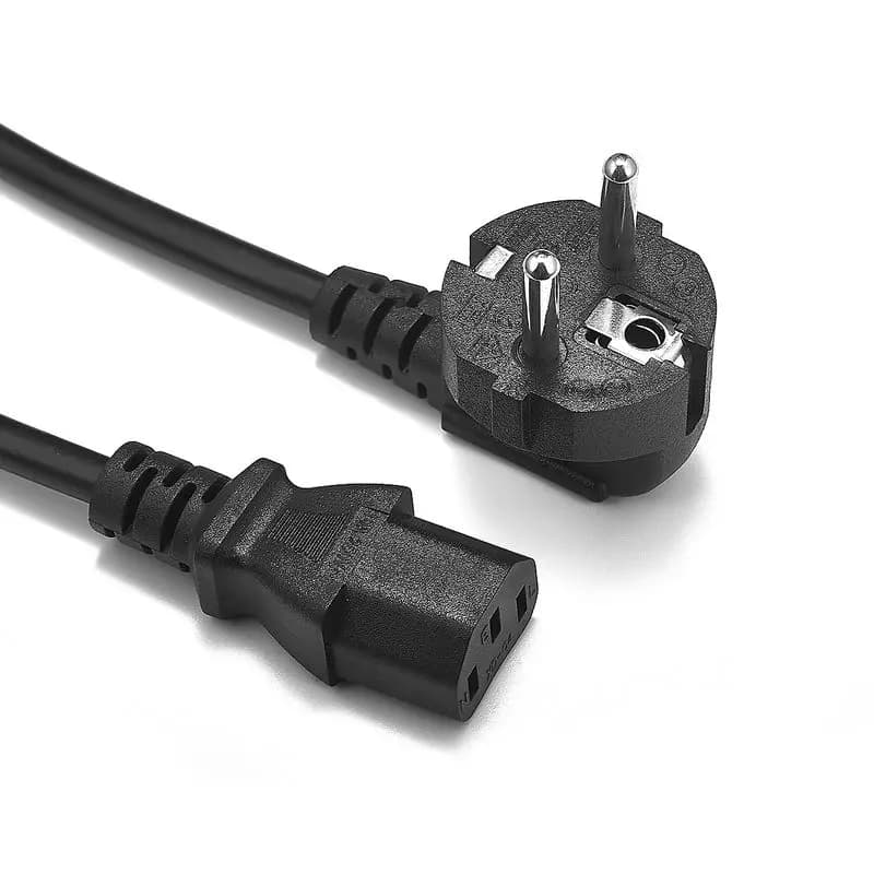 Cavo di alimentazione ue cavo di prolunga di alimentazione IEC C13 EU PlugConnection adattatore ca per stampante Monitor Computer PC