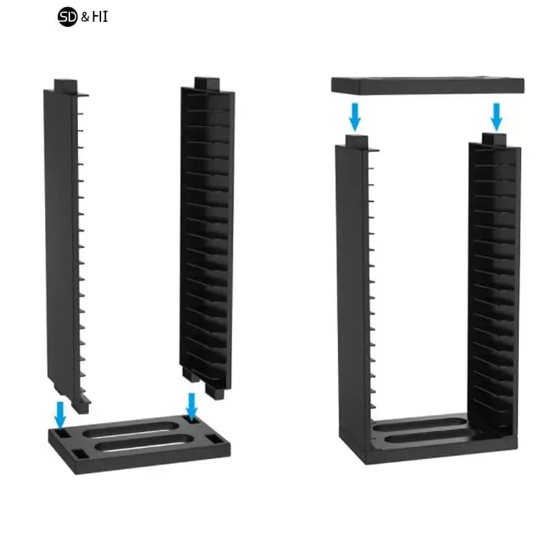 PS4 multifunzionale Disic Storage Tower giochi supporto per dischi supporto verticale 18 dischi da gioco per PlayStation4 Pro Slim/Xbox One