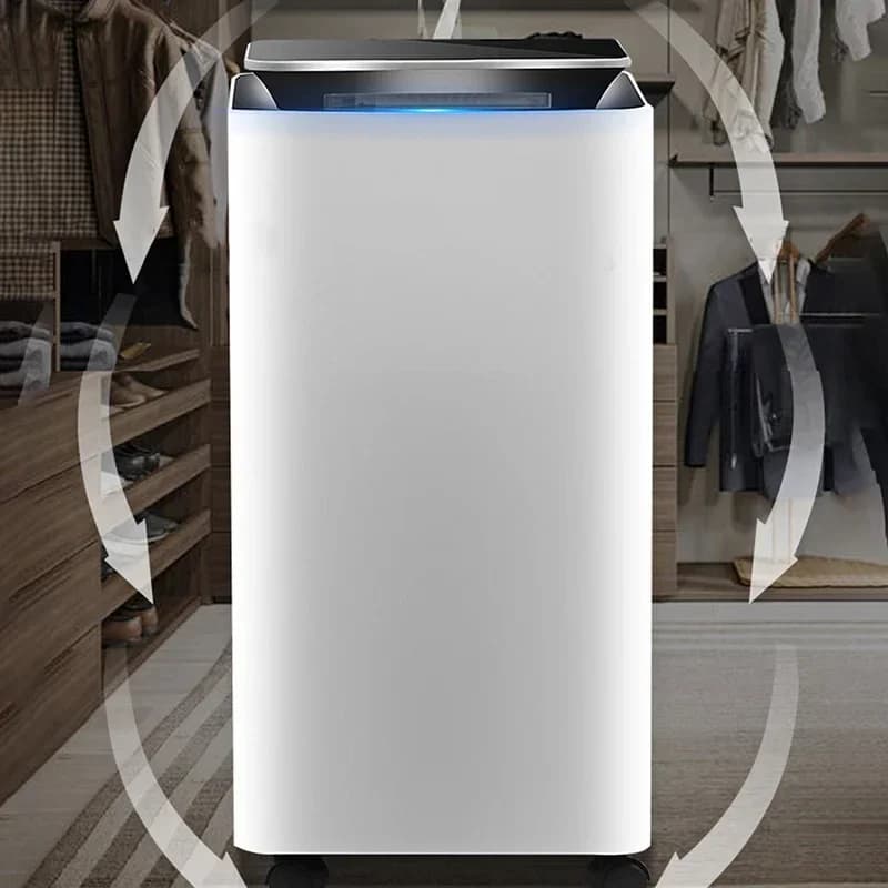 Essiccatore d'aria deumidificatore elettrico 220v con deumidificatore d'aria silenzioso da 10 litri per armadio da bagno nel seminterrato domestico