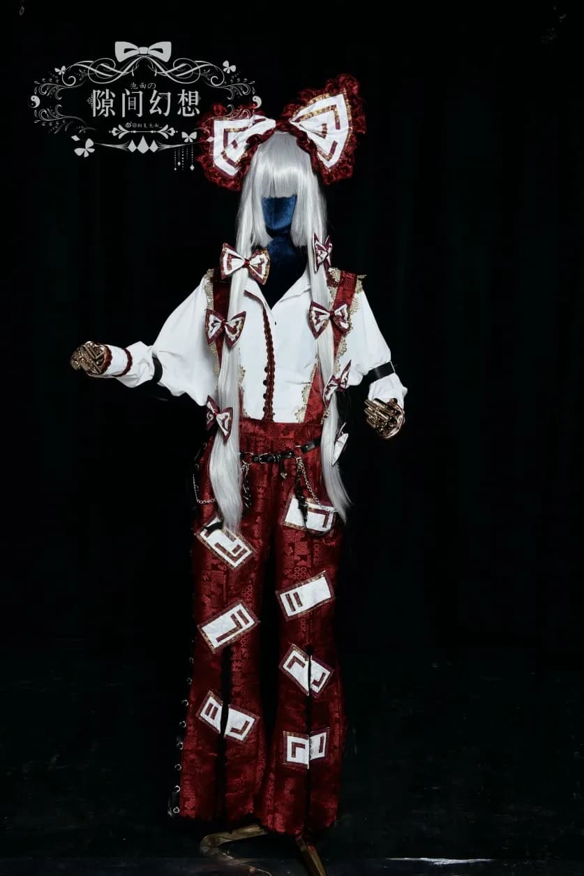 Nuovo Mooyiyi cos Fujiwara no Mokou Costume Cosplay Halloween Natale Gioco di ruolo Festa Abito comico Nuovo progetto personalizzato