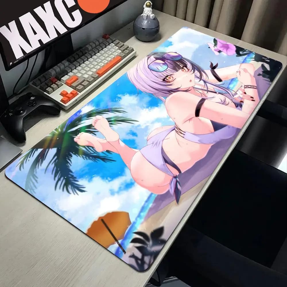 New Cute Girl Mouse Pad Hololive Shiori Novella Desk Mat Anime Table Keyboard Pad Laptop PC Carpet Accessories Gaming Mousepad