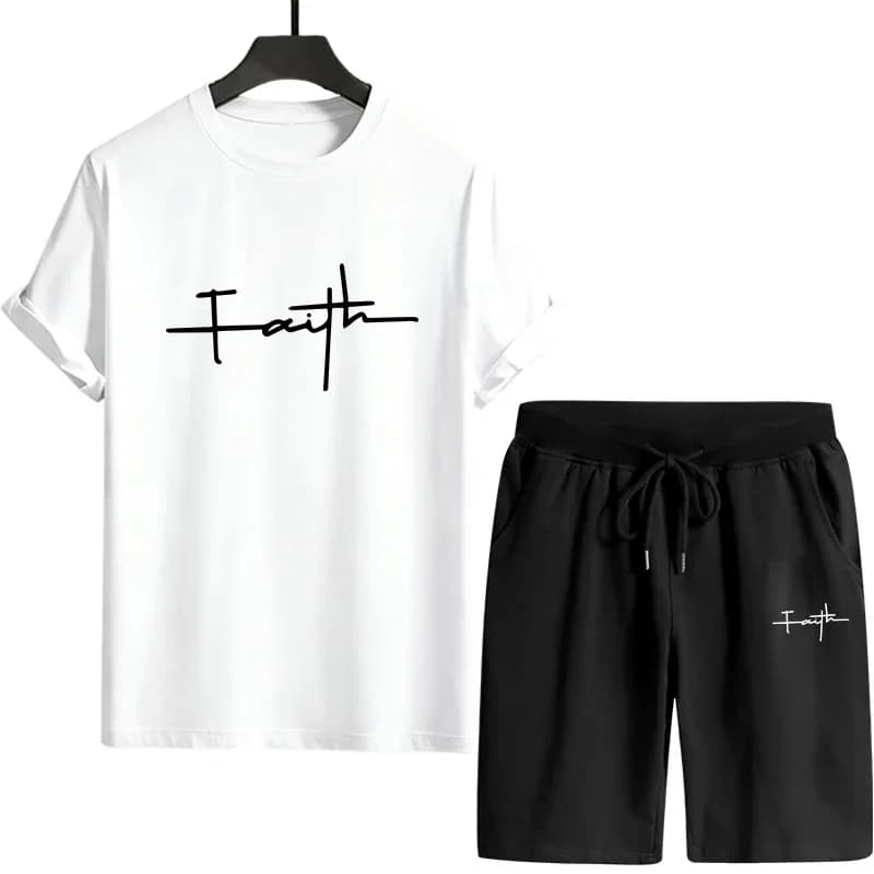 Casual Quality 2026 Single Piece Versatile Shorts-sleeved T-shirt and Sports Short Daily Men's Tracksuit Summer Outdoors Jogging