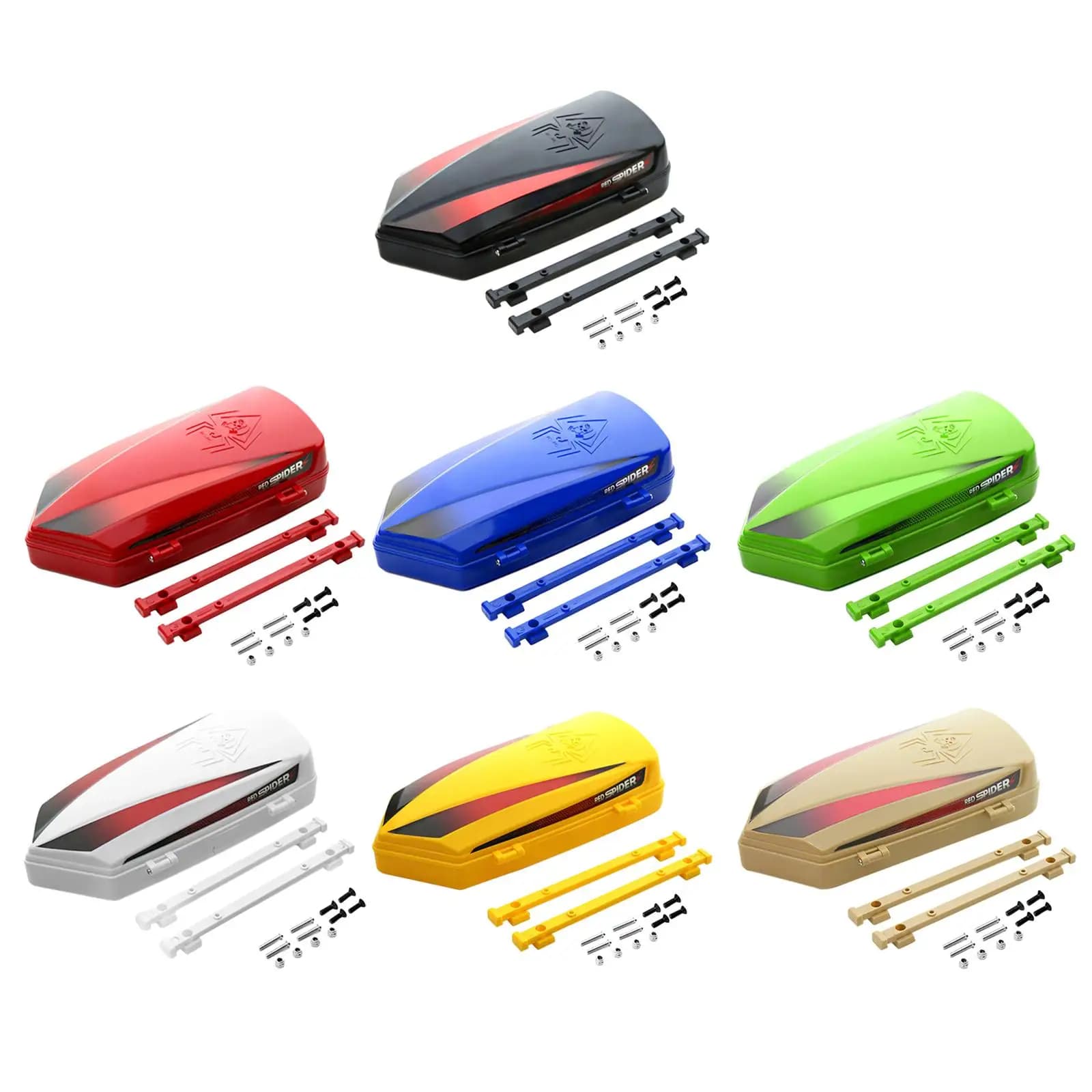 1:8 1:10 Scale Spare Parts Roof Luggage Box for Trucks Vehicles Accessories