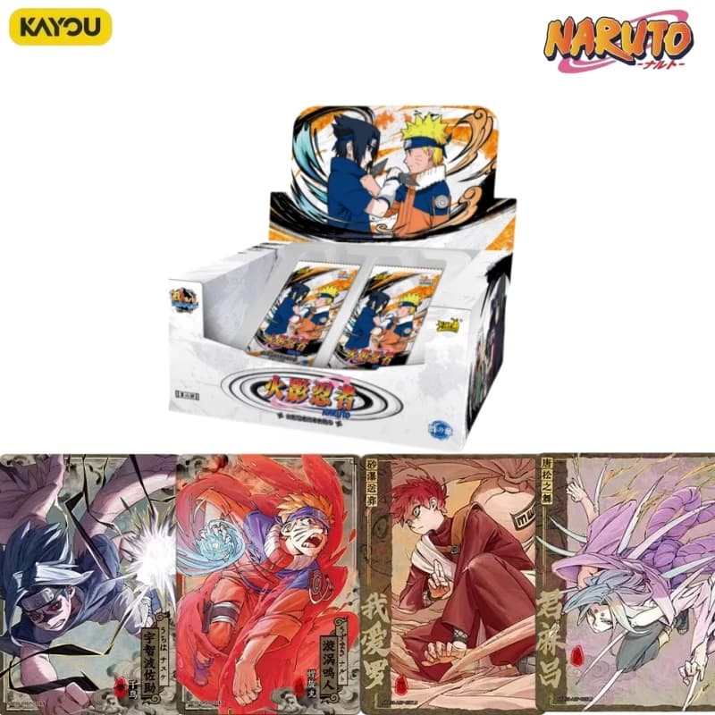 KAYOU Ufficiale Autentico NARUTO Serie Successione Carte Collezione Anime Giocattolo Carte Regalo Festival Scatola Originale