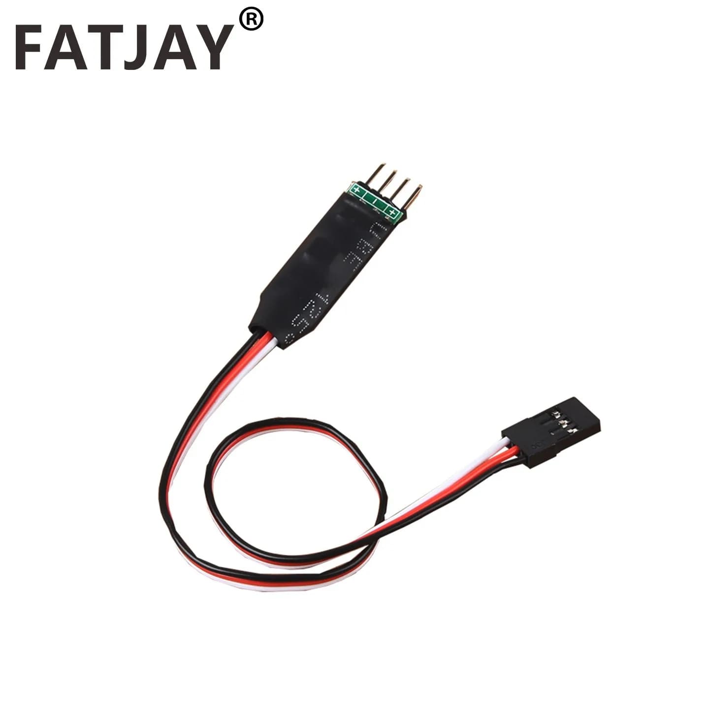 FATJAY Interruttore universale per auto RC a 3° canale - Fari doppi con telecomando e luci di navigazione