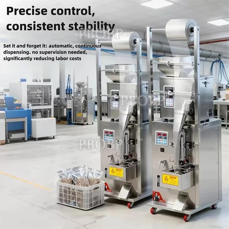 PBOBP Automatic Electric Granule Vanilla Corn Wheat Flour Spice Powder Packaging Protein Protein Powder Weighing Filling Machine