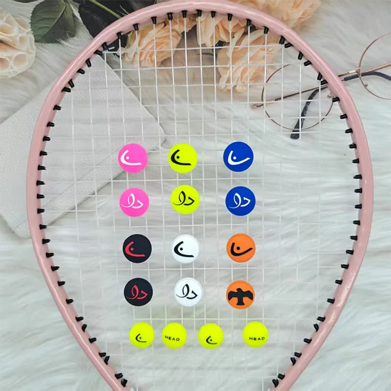 Double-sided Embedded Silicone Tennis Racket Shock Absorber Xiaodehai European Racket Shock Absorption Multi-style Optional