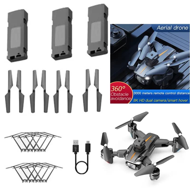 Batteria 3.7V 1800mAh con elica USB per drone P11S con sistema anticollisione, ricambi e accessori per drone P11S