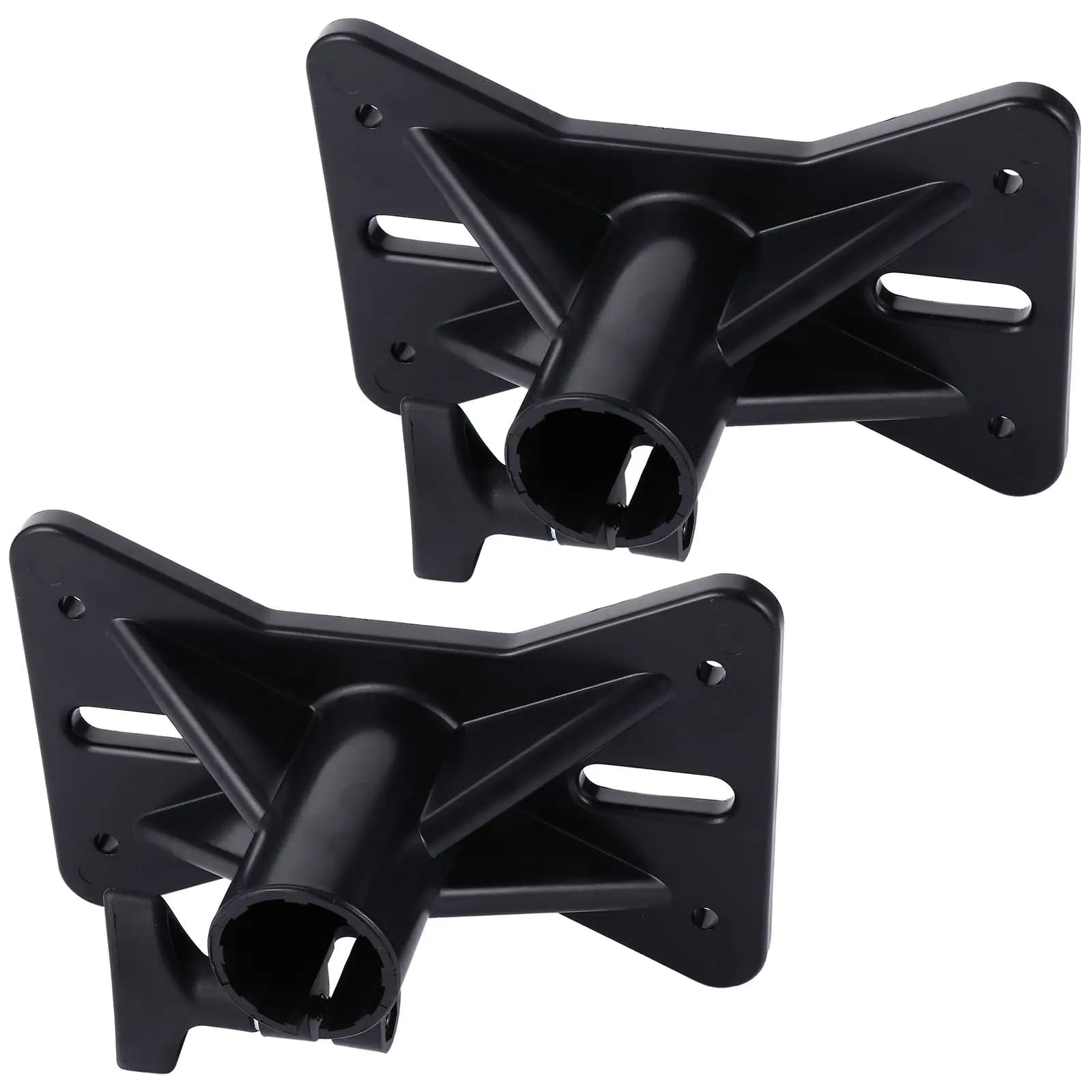 2-piece black speaker support tray Durable speaker braid holder for studio monitor support for speaker Audio portable video