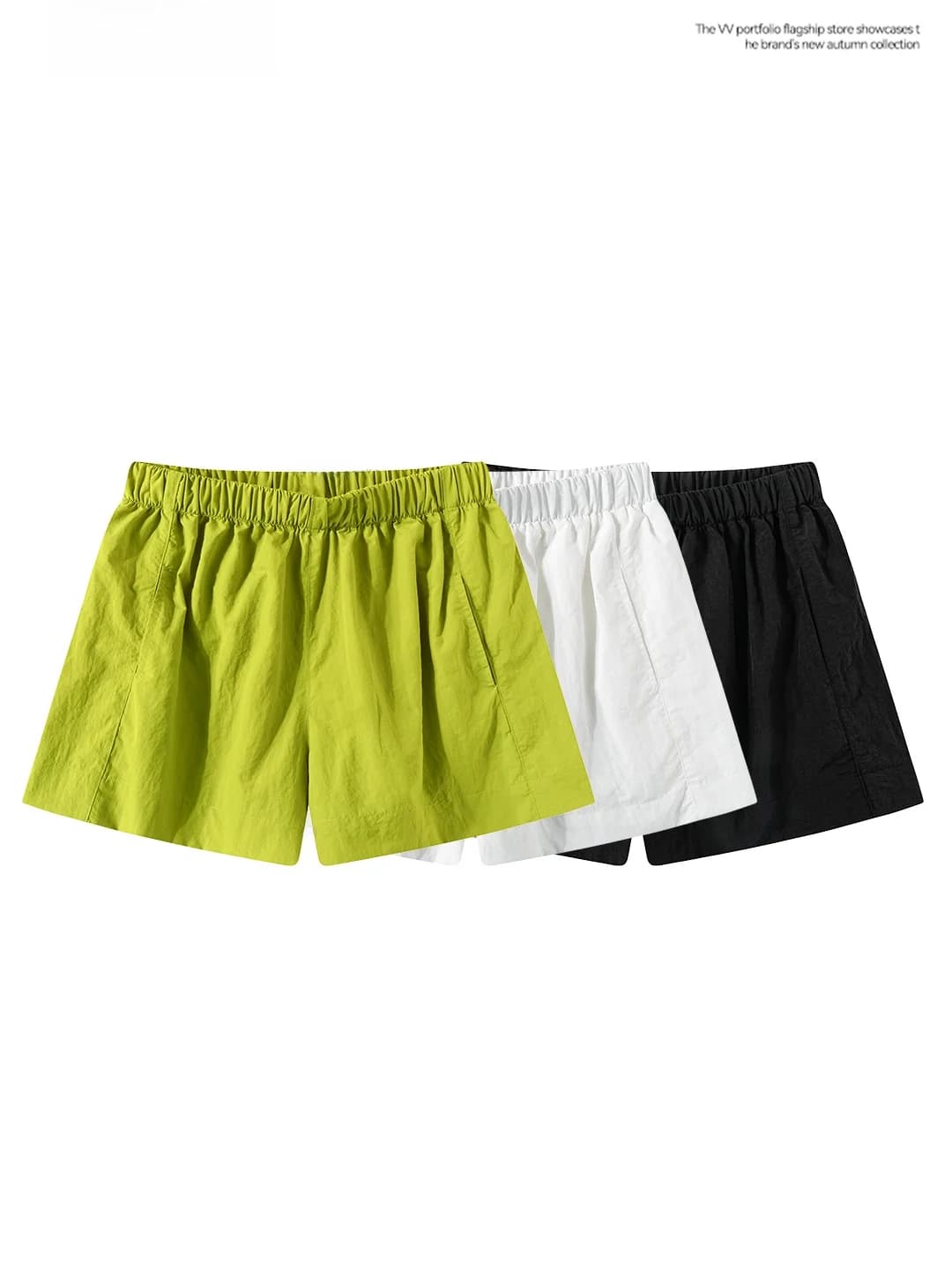 Pantaloncini a vita alta a gamba dritta da donna, estivi, modellanti, casual, versatili, taglia piccola