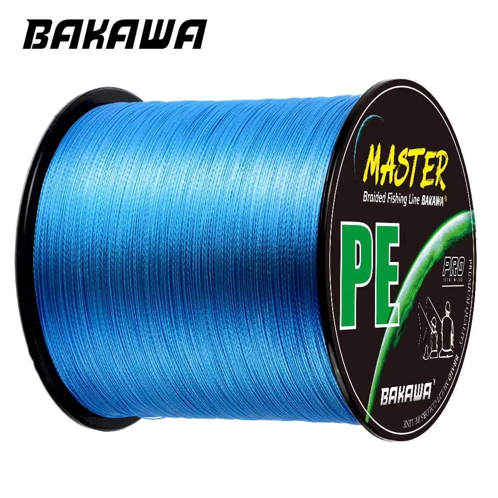 BAKAWA 300M A 1000M 4 Fili Super Forte 4 Linee di Pesca Intrecciate PE Multifilamento Per La Pesca Alla Carpa Filo Corda Cavo Pesca
