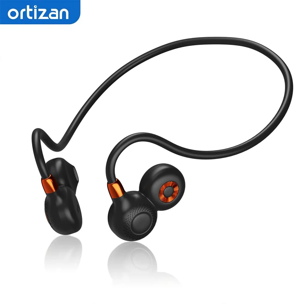 Ortizan i10 Wireless Bluetooth headphones BT5.3 Open headphones IPX6 waterproof wireless earphones with microphone 10 hours playback