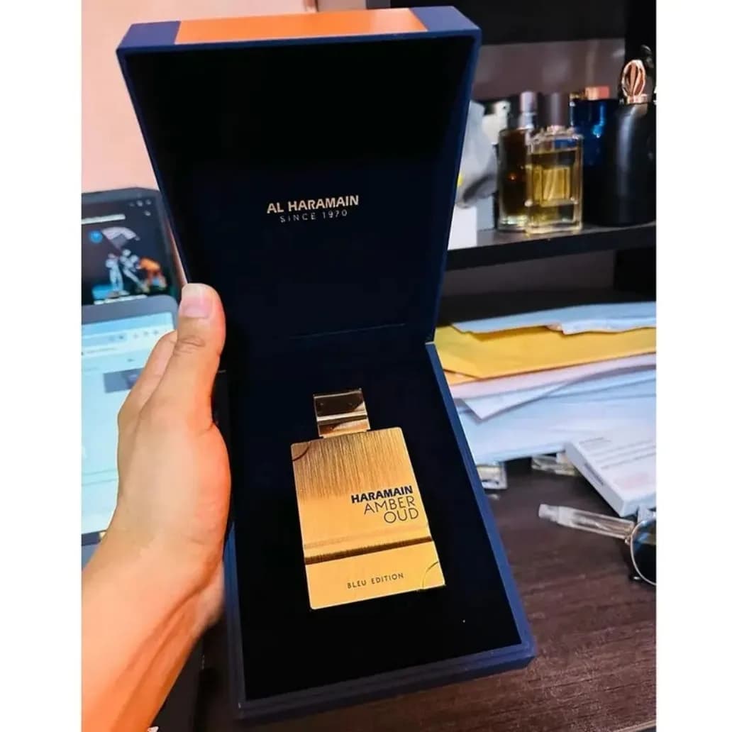 Al Haramain Amber Oud Bleu Edition EDP: Note di Oud Premium, Fragranza Elegante per Uso Quotidiano e Serale