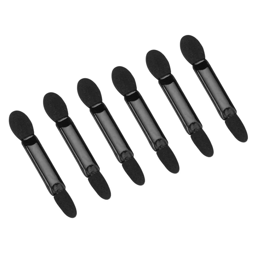 100Pcs Eyeshadow Sponge Applicator Kit Double-Ended Two-Size Brush Heads for Easy Eye Makeup Application Women Ladies Festival