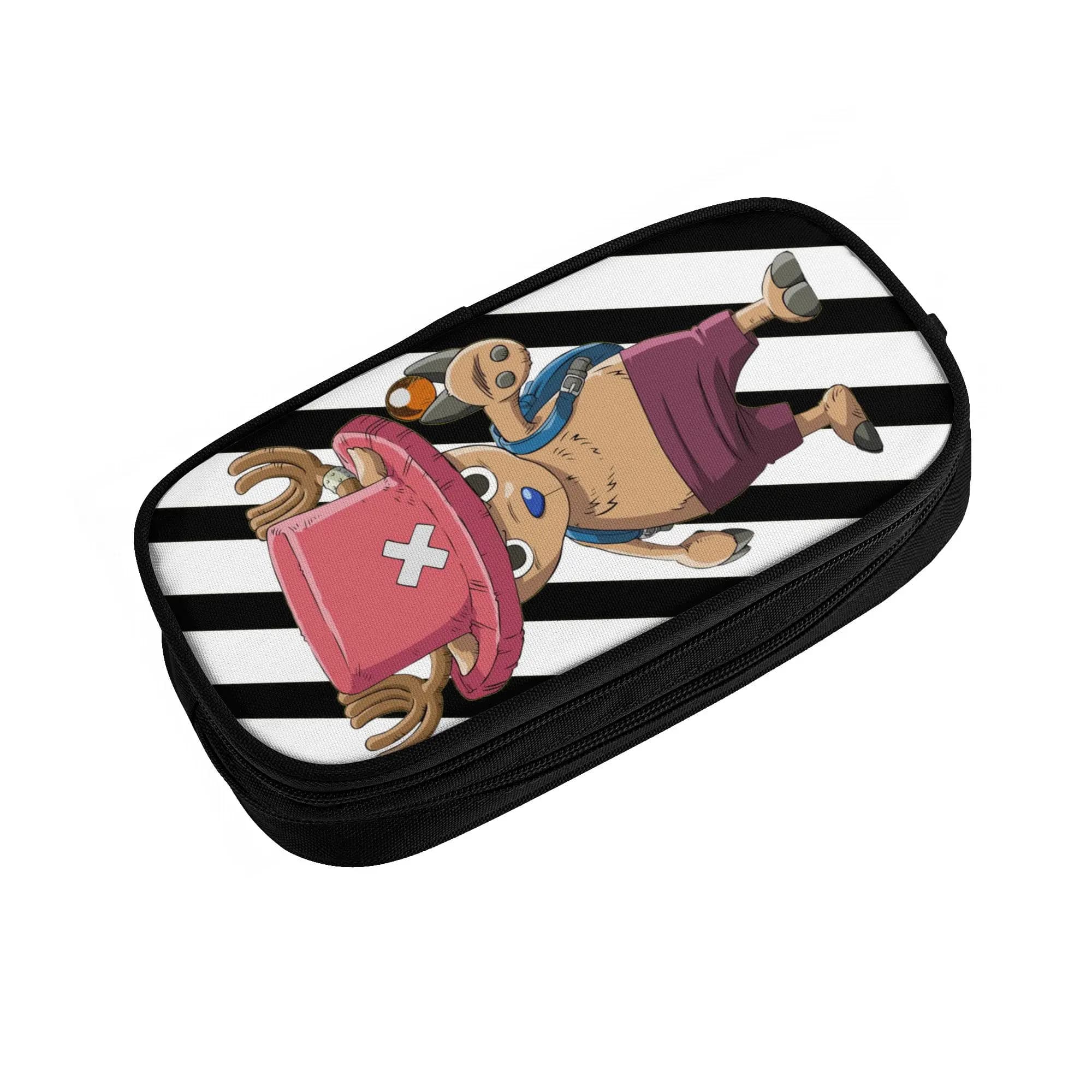 One P-Pieces Tonys Choppers Pencil Cases Boys Girls Large Capacity Funny Adventure Anime Comic Pencil Pouch Students Stationery
