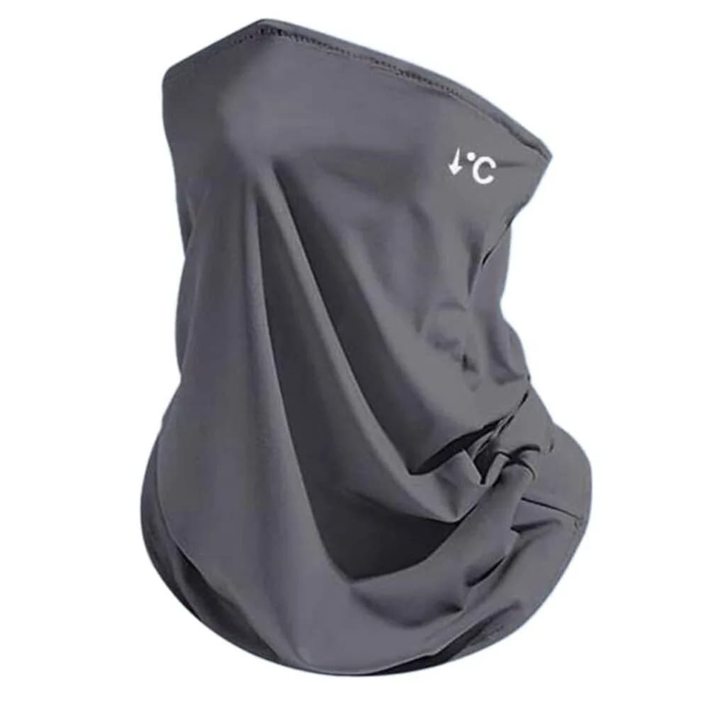 New UPF50+ Ice Silk Mask Neck Protection Anti-UV Sun Protection Mask Breathable Polyester Sun Protection Scarf Cycling