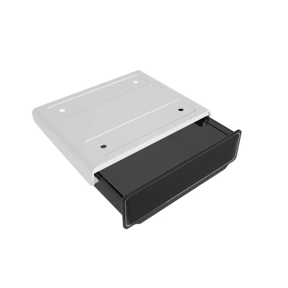 Fibbia scorrevole sotto l'organizzatore del cassetto della scrivania Scatola portaoggetti multiuso salvaspazio per cassetti Organizzatore da ufficio nascosto regolabile