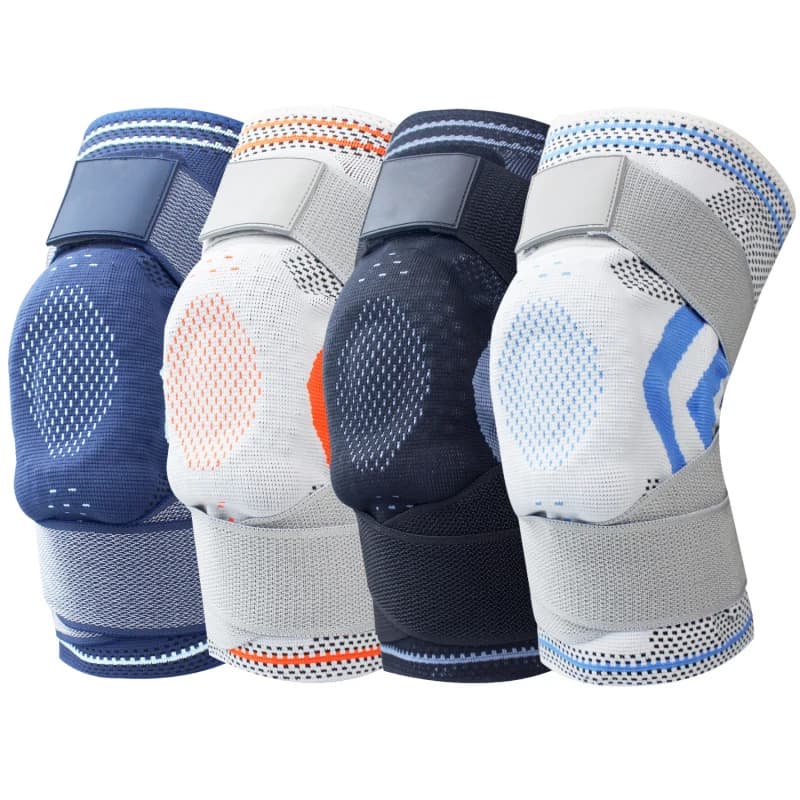 Nuovo Supporto per Ginocchio con Cinghie, Fascia Compressiva per Uomini e Donne, per Lesioni al Menisco, Artrite, Sollievo dal Dolore Articolare Sportivo