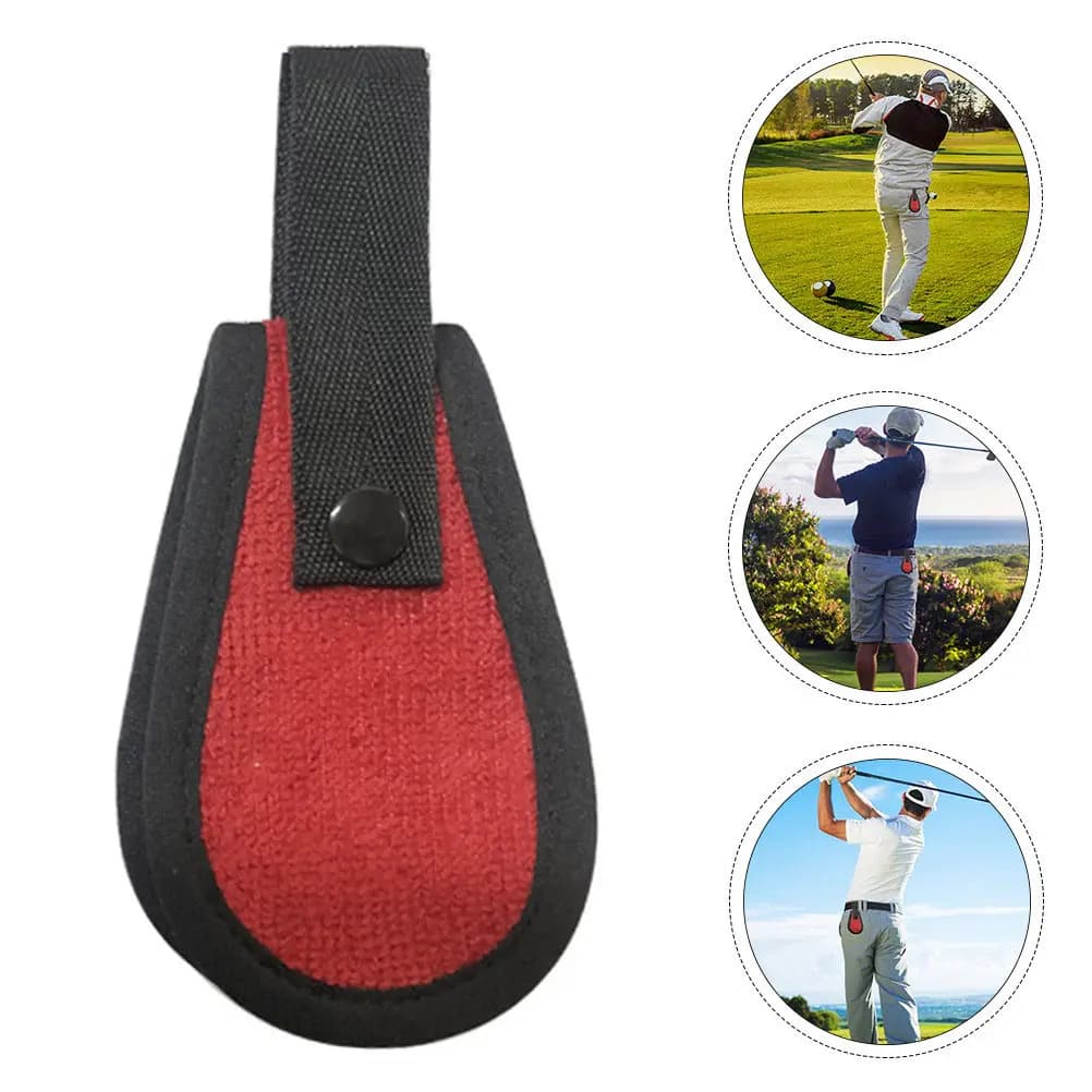 1Pcs Mini Golf Ball Cleaning Tool Portable Pocket Towel Trainer Cleaner for Ball Dirt Grass Maintenance Accessories