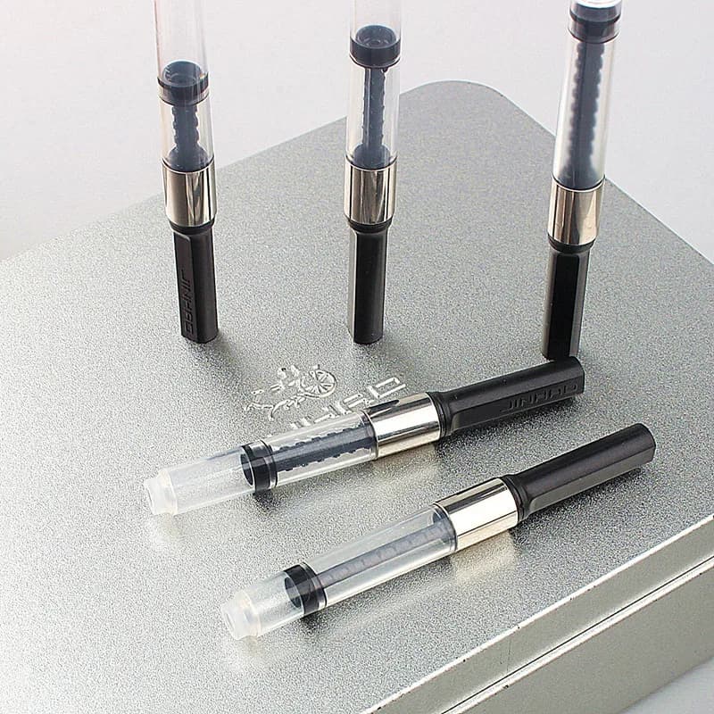 5pcs Jinhao Ink Converters for Fountain Pen Screw Type 2.6mm Caliber Ink Absorption School Office Supplies