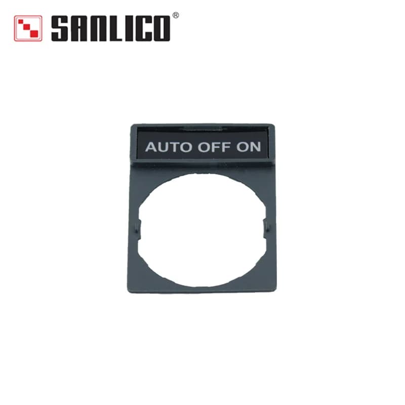 ZBY2303 interruttore a pulsante Legend Holder Panel Label Frame indicazione di funzionamento cornice per etichette SF-BO2-T per interruttore SB5 XB5 da 22mm