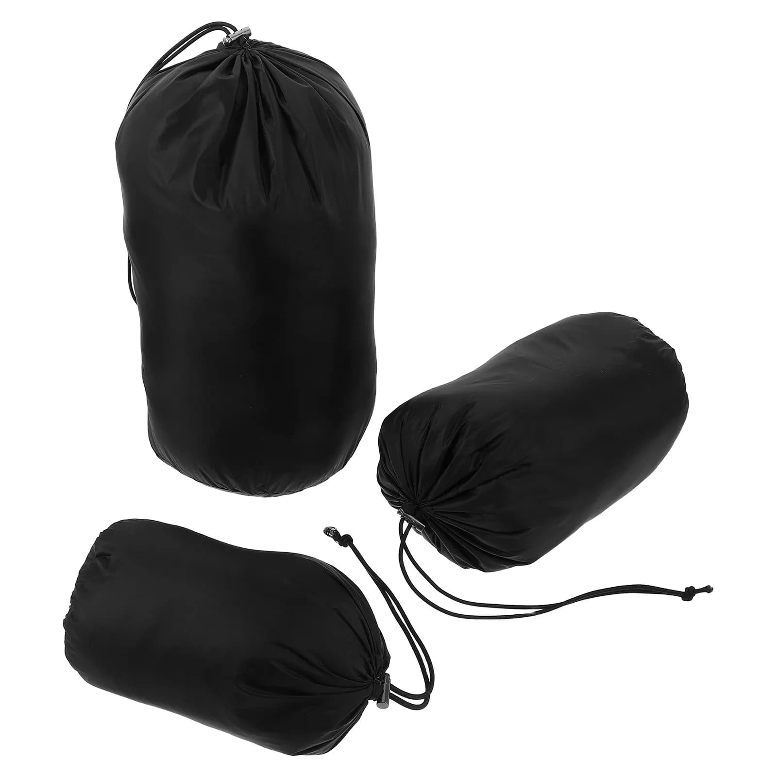 3 Pcs Camping Sleeping Bag Stuff Sacks Travel Backpack Backpacking Dustproof Compression Bags Hiking