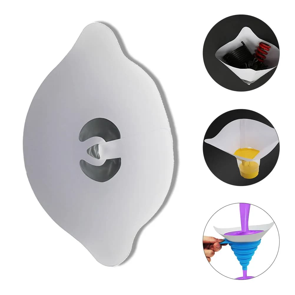 100Pcs Painting Filter Paper Funnel Nylon Mesh Filter Paper High Capacity for Oil Paint Water-Based Paint Clump Removal