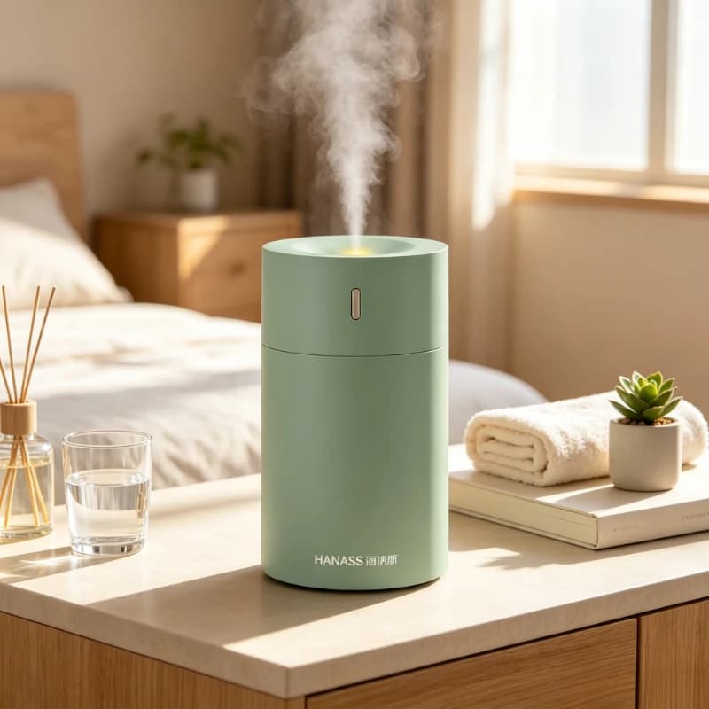 USB Small Quiet Humidifier, Portable for Car Bedroom Office Air Conditioner Desk, Housewarming Birthday Gift, Large Mist Durable