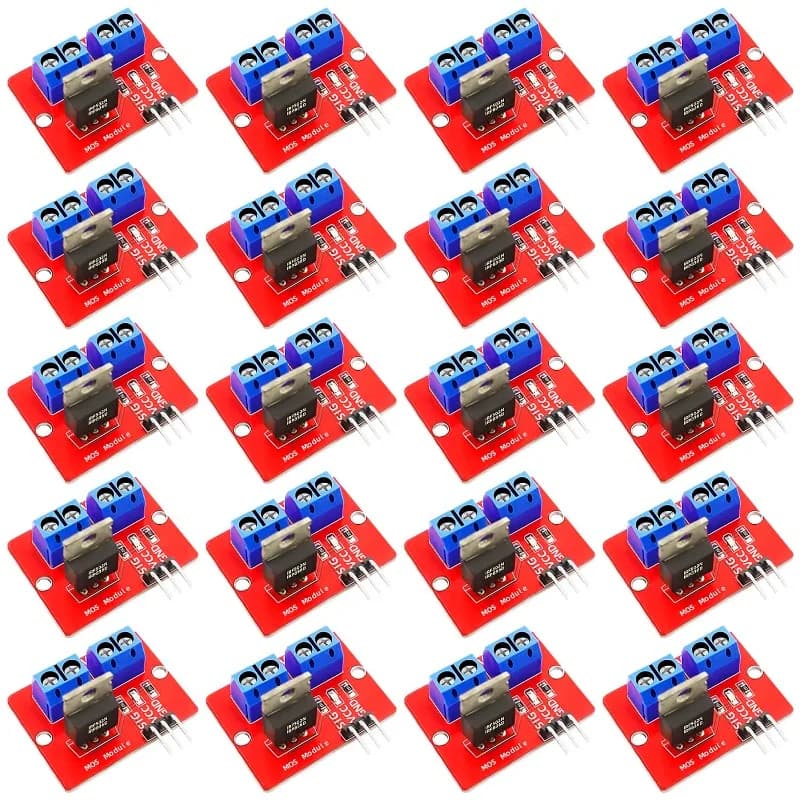 5/10/20PCS 0-24V Top Mosfet Button IRF520 MOS Driver Module for Arduino MCU ARM Raspberry Pi