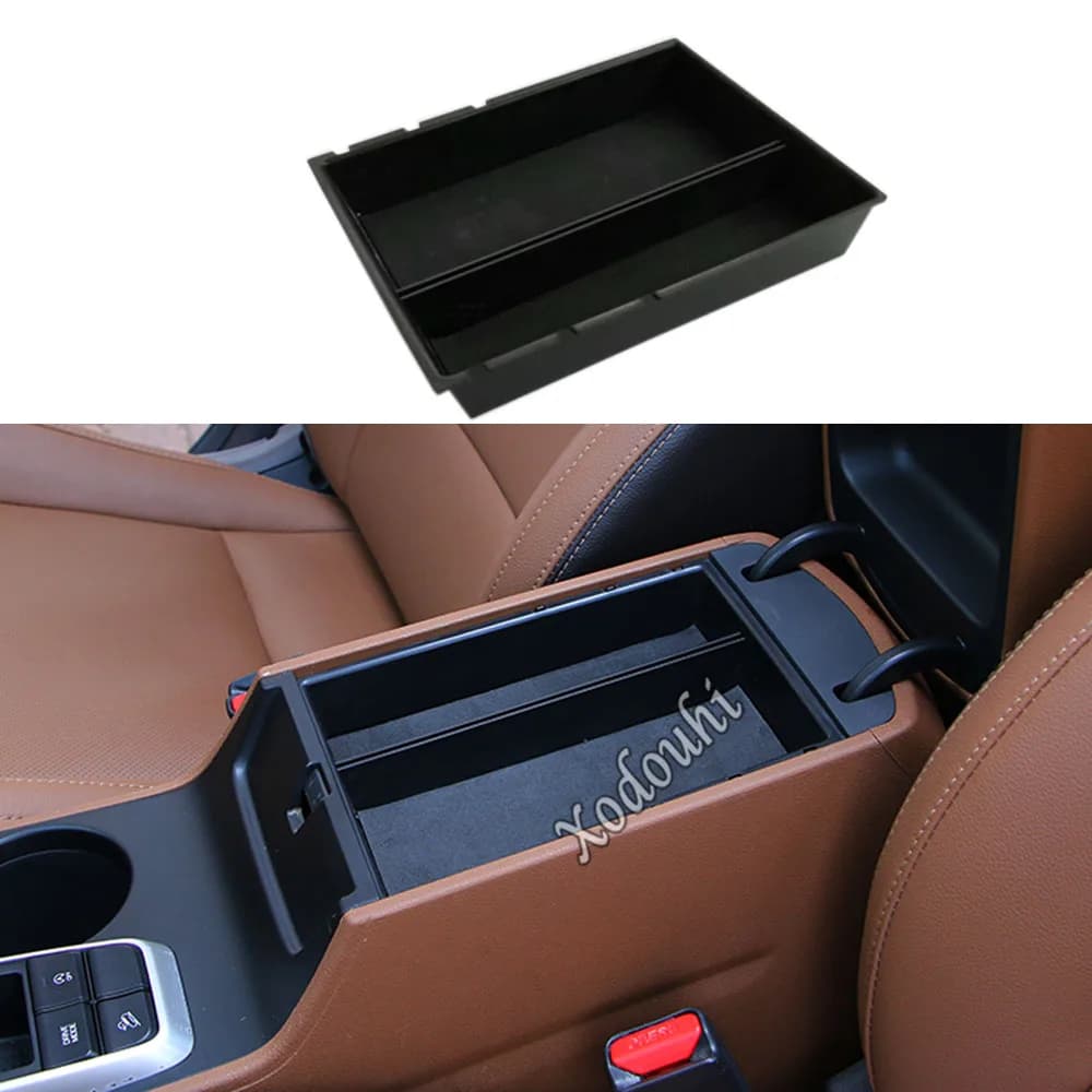 For Hyundai Tucson 2015 2016 2017 2018 Car Interior of Plastic Storage Trim Container Center Console Wallet Gear Box Frame Armrest