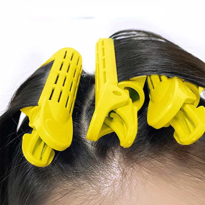2 pcs/set Heatless Hair Rollers Bigodini Frangia Root Hair Clips Volume Clips Portable Korean Women's Hair Accessories