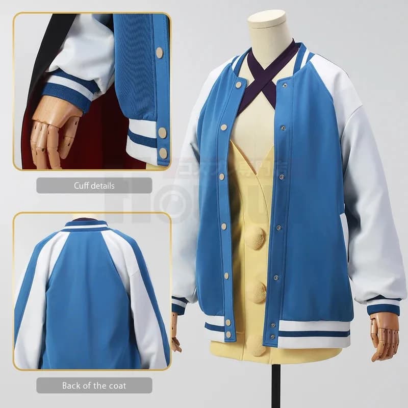 Da Dan Dandadan Anime Seiko Ayase Costume Cosplay Mantello Giacca Regalo di Natale6;d'3,h'7.b;