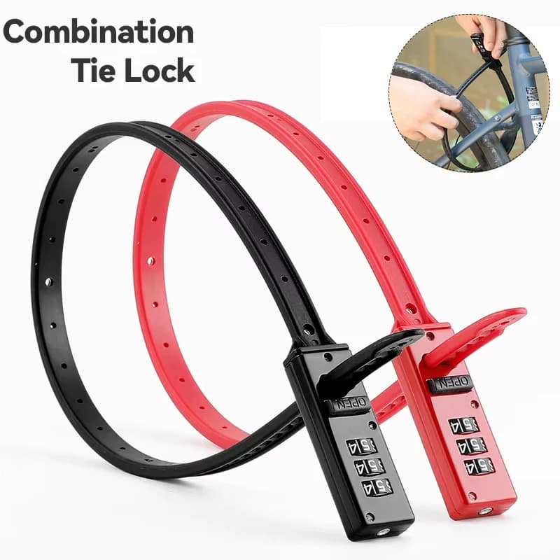 3 Digit Password Helmet Bag Multipurpose Bicycle Electric Scooter Motorcycle Bike Portable Anti-theft racing pad for bike