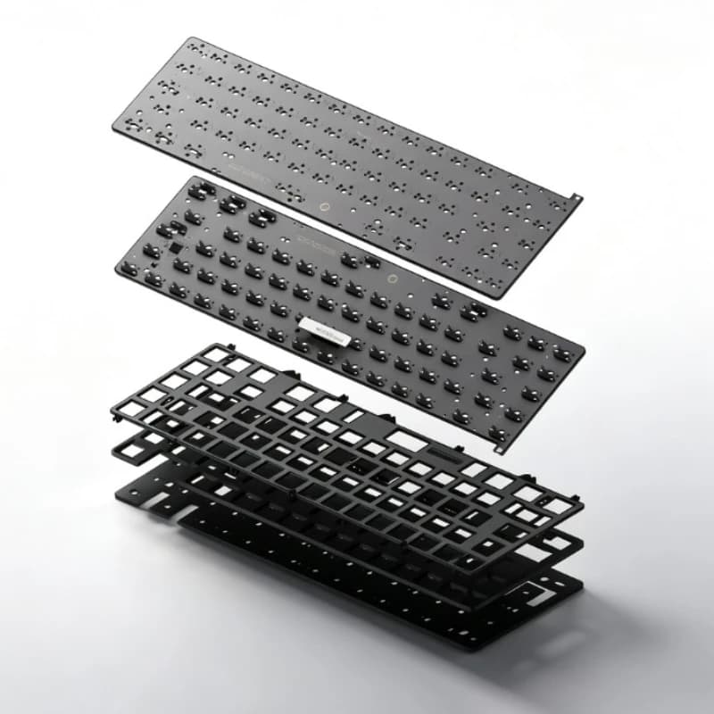 GWORKS 02 MACROSS65 Keyboard PCB Custom Hot-Swap Gasket Nameplate Weight Bar Mid‑plate Positioning Plate Keyboard Accessories