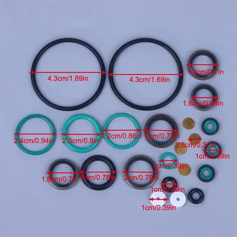 Per la pompa YongHeng Accessori originali dei pezzi di ricambio del compressore Yong Heng 1 SET Kit O-ring