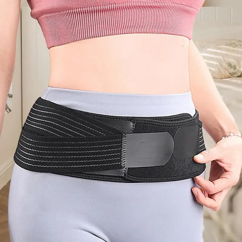 Cintura Sacroiliac supporto elastico per l'anca cintura di supporto regolabile tutore antiscivolo per l'anca per alleviare il disagio lombare pelvica