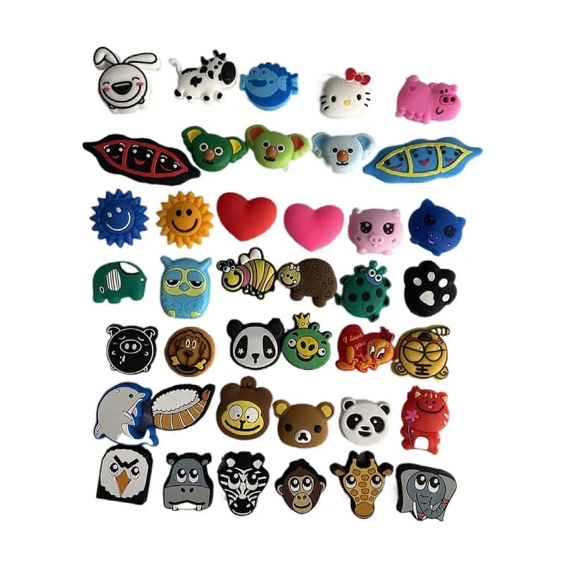 80PCS 2024 NEW Animal Fume Silcon Tennis Rack Absorber Vibration Shock Absorber Tennis Rack Absorber