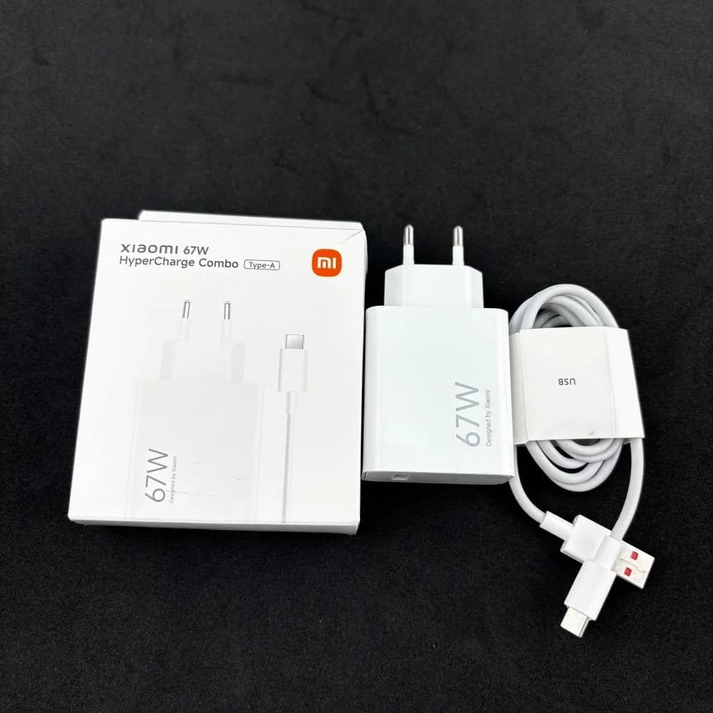 67W Xiaomi Turbo Fast Charger Set 6A Type C Cable Super Fast Charging Wall Adapter for Mi 14 13 12 17 Ultra 9 Redmi POCO EU Plug